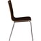 National Public Seating Cafe/Bistro Chair, Espresso Seat, Espresso Back, 21 1/2 in W 23 1/4 in L 33 7/8 in H, Armless BCC21 - alternate 4